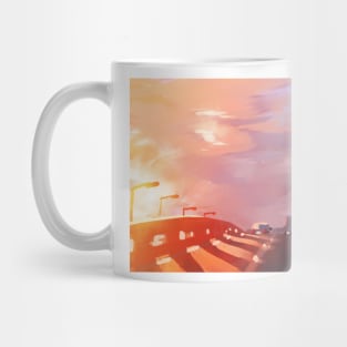 Sunrise and Bridge Mug